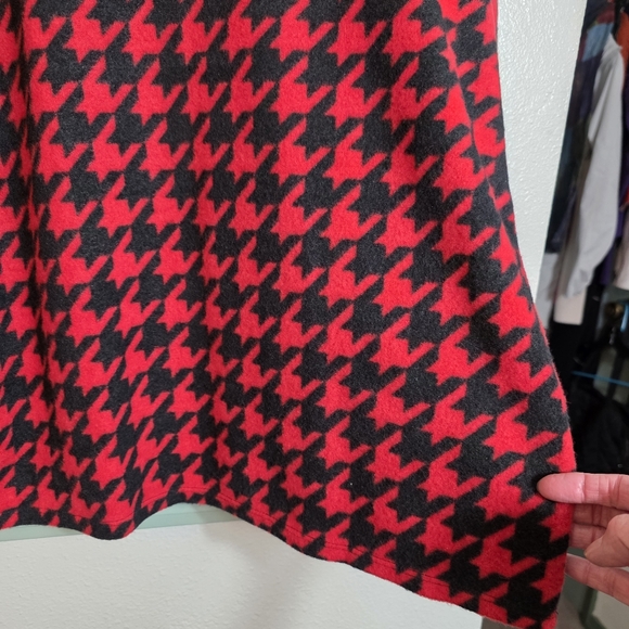 Bibi Flannel Plaid Tunic 1/4 Zip Top Exposed Stitching NWOT Small Oversized - Picture 11 of 12